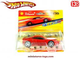 La Ferrari F430 rouge en miniature de Hot Wheels pour Shell au 1/38e