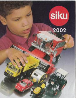 Le Catalogue Siku de l'année 2002