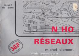 Un livret de plans de réseaux de trains miniatures au N et HO par SEF