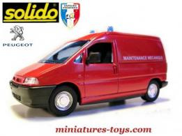 Le Peugeot Expert pompiers en miniature par Solido au 1/43e