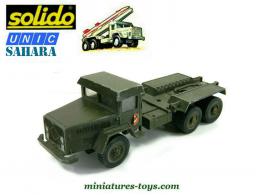 Le camion militaire Unic ZU 120 miniature de Solido au 1/50e incomplet