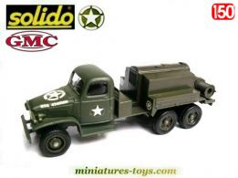 Le GMC CCKW 353 6x6 cabine tôlée compresseur Le roi de Solido au 1/50e