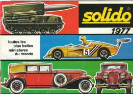 Le catalogue des miniatures Solido de 1977