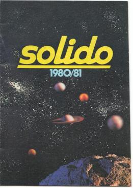 Le catalogue des miniatures Solido de 1980 1981