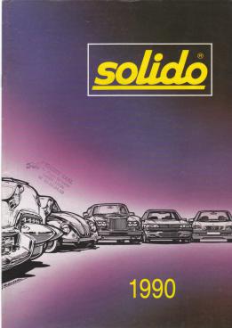 Le catalogue grand format des miniatures Solido de 1990