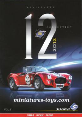 Le catalogue grand format de miniatures Solido de 2012