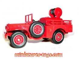 Le Dodge 4x4 citerne feux de forêts pompiers en miniature de Solido au 1/50e