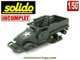L'Half track T19 obusier miniature de Solido au 1/50e incomplet
