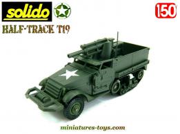 Un Half-track US T19 obusier en miniature militaire Solido au 1/50e