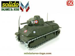 SOLIDO 1/50, CHAR Somua S35, armée Française 1940, WW2, TBe, (252) EUR 19,00 - FR
