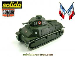 Le char Somua S35 armée française 1940 miniature de Solido au 1/50e