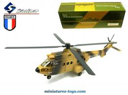 L'hélicoptère militaire français SA 330 Puma miniature de Solido au 1/78e