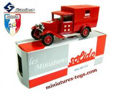 Le Citroën C4 F tôlé ambulance pompiers miniature de Solido au 1/45e