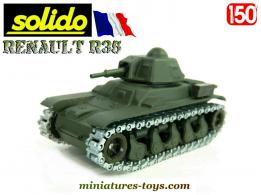 Le char français Renault R35 FFI 1944 miniature de Solido au 1/50e
