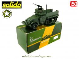 Un Half-track US M3 a tourelle en miniature par Solido au 1/50e