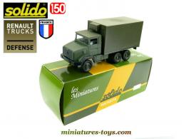Le camion militaire Renault 180 GBC Shelter miniature de Solido au 1/50e
