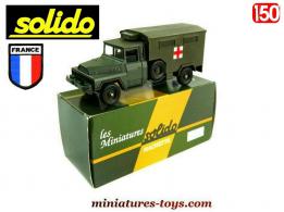 L'ACMAT 4x4 ambulance militaire miniature de Solido au 1/50e