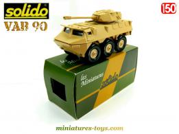 Le VAB Renault 6x6 avec une tourelle 90 mm en miniature de Solido au 1/50e