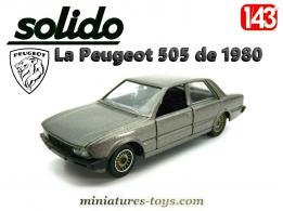 La Peugeot 505 en voiture miniature par Solido au 1/43e