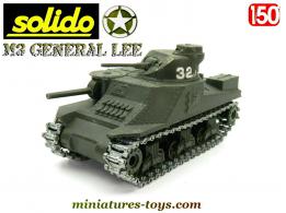 Le char américain M3 Général Lee miniature de Solido au 1/50e état moyen