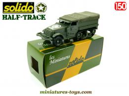 Solido Half-track M3 Bâché – Années 90 – WW2 Militaire – Échelle 1/50