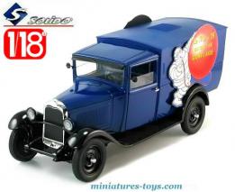 Le Citroën C4F de 1930 Michelin en miniature par Solido au 1/18e