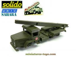 Le camion Unic ZU 120 lance fusée miniature de Solido incomplet au 1/50e