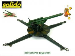 Le canon anti-aérien sur flèches en miniature de Solido incomplet et repeint
