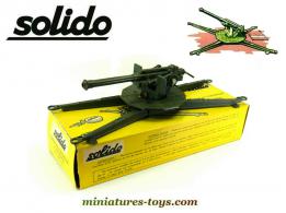 Le canon anti-aérien de 105 sur flèches miniature par Solido en boite jaune