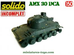 L'AMX 30 DCA miniature de Solido au 1/50e incomplet et repeint