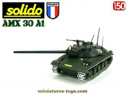 Le char français AMX 30 A1 en miniature de Solido au 1/50e