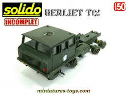 Le Berliet T12 en miniature de Solido au 1/50e incomplet