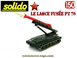 Le PT76 lance missile russe en miniature de Solido au 1/50e