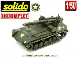 Le canon automoteur M41 Govila miniature par Solido au 1/50e incomplet