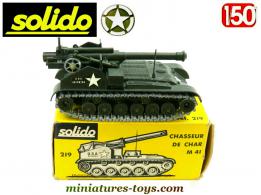 Le canon automoteur M41 Govila de 105 mm en miniature Solido au 1/50e