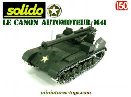 Le canon automoteur M41 Govila miniature de Solido au 1/50e