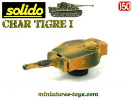 La tourelle du char Tigre I miniature de Solido au 1/50e 