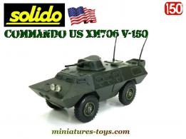 Le Commando US XM706 V-150 4x4 vert en miniature de Solido au 1/50e