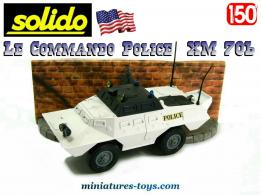 Le Commando Police car XM 706 V 100 4x4 miniature de Solido au 1/50e