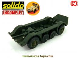 Le mécanisme roues centrales du BTR 40 russe en miniature de Solido au 1/50e 