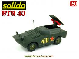 Le BTR 40 lance missiles russe miniature de Solido au 1/50e