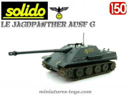 Le chasseur de chars allemand Jagdpanther gris en miniature Solido au 1/50e