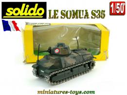 Le char Somua S35 français de 1940 en miniature Solido au 1/50e