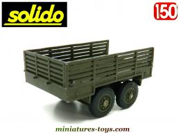 La partie arrière du Kaiser Jeep Réo M34 militaire Solido au 1/50e