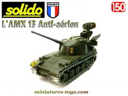 Un AMX 13 Anti-aérien miniature Solido de la série 200 au 1/50e