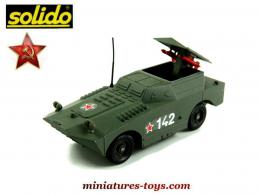 Le BTR 40 lance missiles russe miniature de Solido au 1/50e