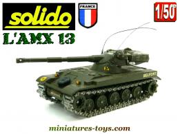 Le char français AMX 13 Belfort miniature de Solido au 1/50e