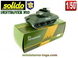 Le char Destroyer M10 A1 en miniature militaire Solido au 1/50e
