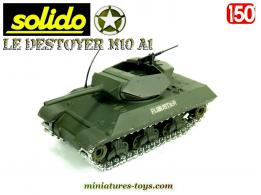 Le chasseur de char Destroyer M10 A1 en miniature par Solido au 1/50e