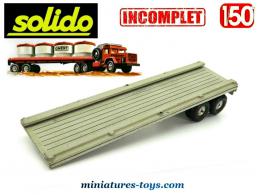 Camion Willeme + Remorque Titan - Solido X2 - France - Métal - Occasion